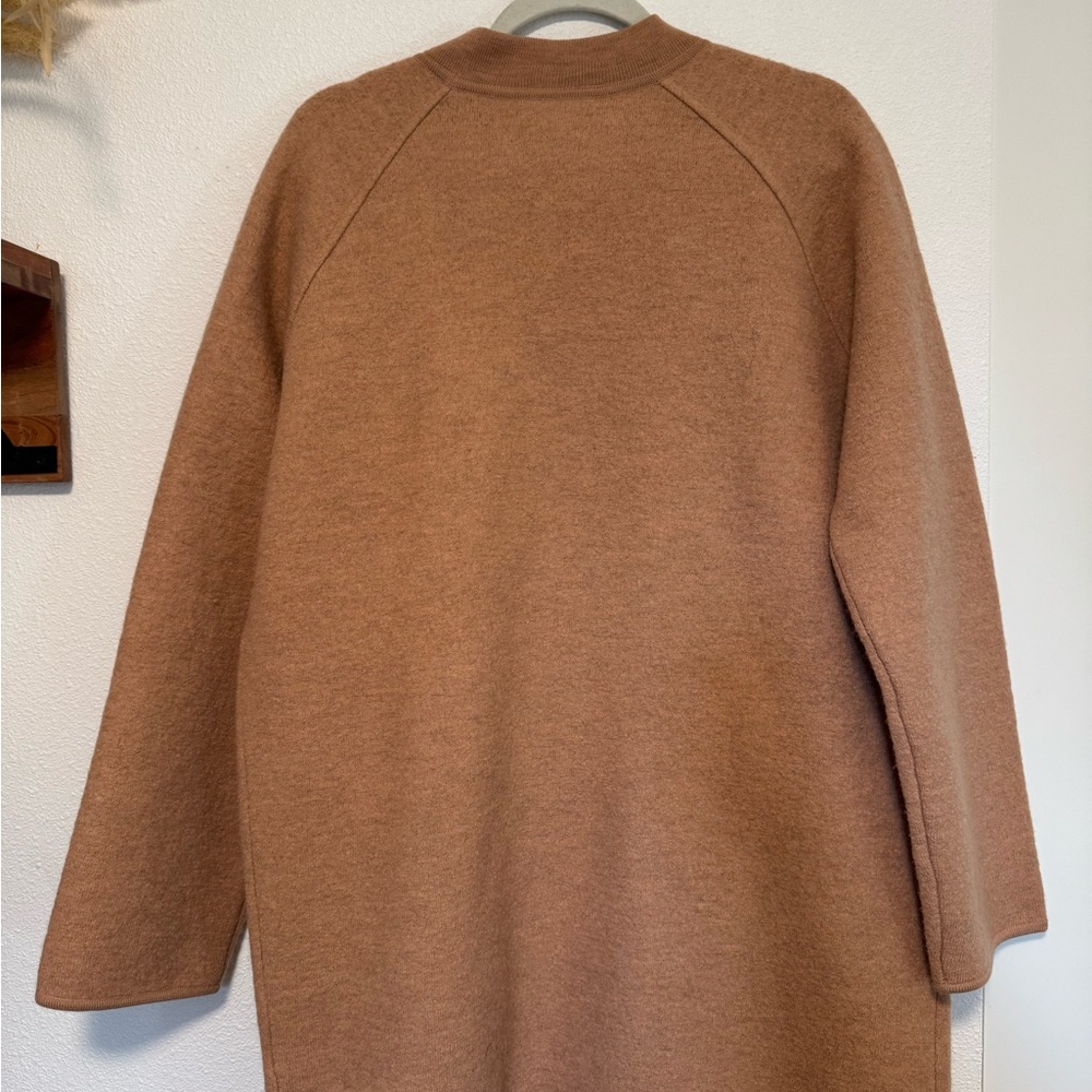 NWT Madewell Bomber Sweater Jacket 100% Marino Wool - Picture 4 of 5